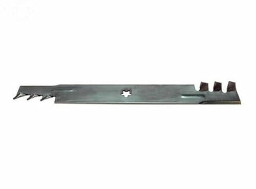 1 Pc Mulching Lawn Mower Blade, 21 inch Length, 5-Point Star Center Hole, 2-1/2 inch Width, Steel