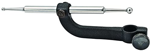 Starrett 670B AGD Indicator Hole Attachment, 1.6875" Hole Depth, 0.375" Stem Dia., 0-0.5625"/0-14mm Range