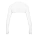 RGSLON Cycling Bolero UV50+ Sun Protection Shawl- Arm Sleeves Uv Shrug-Ladies Sports Clothing for Golf Fishing (White)