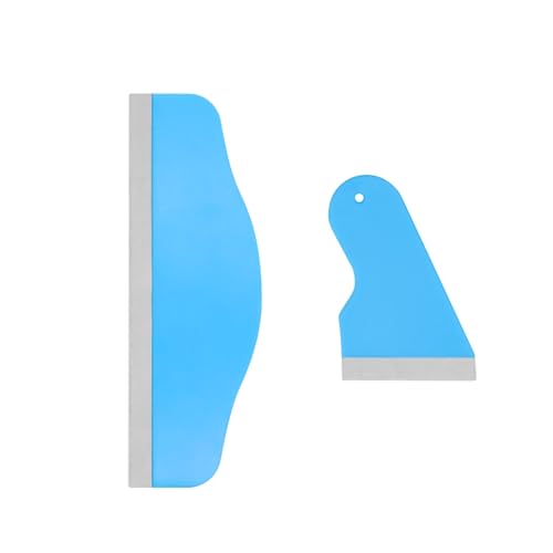 DIYPHONE 2 Pcs Universal Hydrogel Film Sticking Scraper Air Bubble Remover Multi-purpose Film Squeegee Cellphone Film Scraper for Phone Computer Tablet Screen Protector Film Scratchproof Scraping Tool