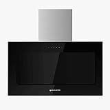  EAS ELECTRIC SMART TECHNOLOGY  EMRH608VRT-N  Campana extractora  Campana de pared  Inclinada  Anchura de 60 cm  Cristal Negro  Táctil  4 niveles  capacidad de 800 m3/h