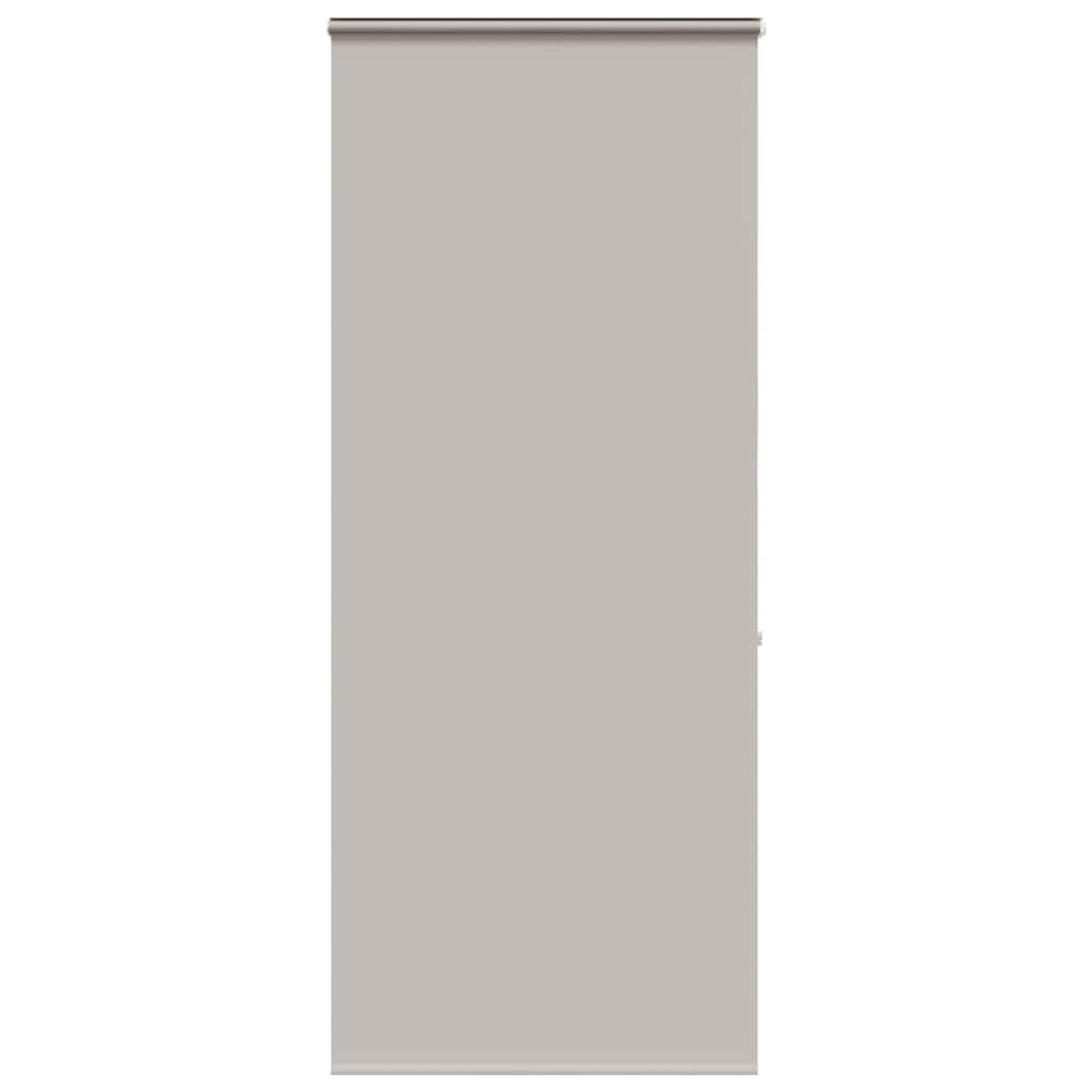 vidaXL Shower Roller Blind 90x240 cm - Light Grey, Water-Resistant PEVA Fabric, Space-Saving Cassette Design