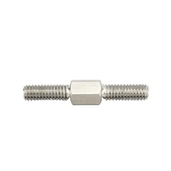 NORAZE 304 Stainless Steel Left and Right Thread Dual Head Threaded Bar ...
