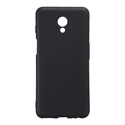 Shantime Weiche Hülle Kompatibel mit Meizu M6S 2018, Schlank Stoßfest Rückenschale, Kratzfest Flexibel & Handgriffig(Schwarz)
