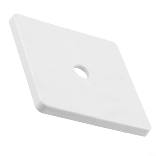 Yuanpgky Placa de pared decorativa para ocultar cables, grifos y aberturas de fontanería, cuadrada de 8,6 cm con diámetro interior de 12 mm/22 mm, ajuste sin costuras para el hogar (tipo 12 blanco)