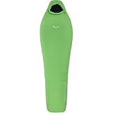 saco dormir extremo Bolsa seca incluida SALEWA Diadem Extreme Saco de Dormir, Adultos Unisex, Pale Frog (Verde), Right