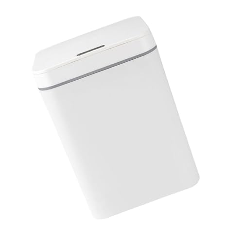 Caneca de basura automática con sensor 16l blanca