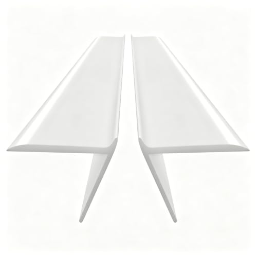 Image of KindGa Stove Side Gap Covers 2 Pack, Silicone Gap Cover and Filler, White | Stove Counter Gap Cover, Oven Side Gap Filler, Kitchen Stove Gap Cover for 0.1 inch-0.8 inch Gaps, Heat Resistant,stove guard