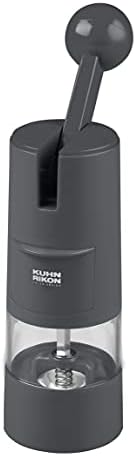 Macinasale E Pepe Kuhn Rikon A Cricchetto - Meccanismo Ceramica Regolabile, Grigio - Foto 4