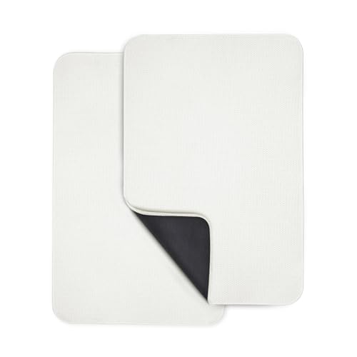 Image of Bath Mat,Ultra Thin Bathroom Rugs,Rubber Bath Mats for Bathroom,Bath rugs