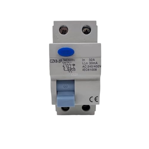 Disyuntor de corriente residual Clase B 2P 10A soluciona fugas en electrodomesticos