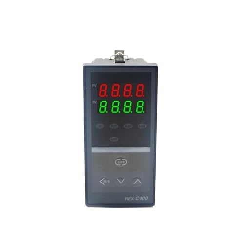 Termostato digital programable REX-C400 con salida digital PID 220V y soporte PT100 2
