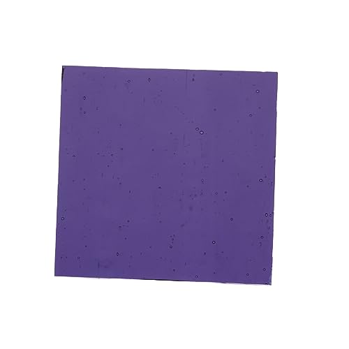 JEWEDECO 1pc Cobalt Glass Sheet Chemistry Experiment Tool for Flame Reaction and Observation Labs and Industrial Applications