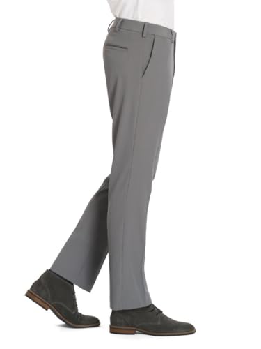 Van Heusen Mens Stain Shield Stretch Slim Fit Flat Front Dress Pant3