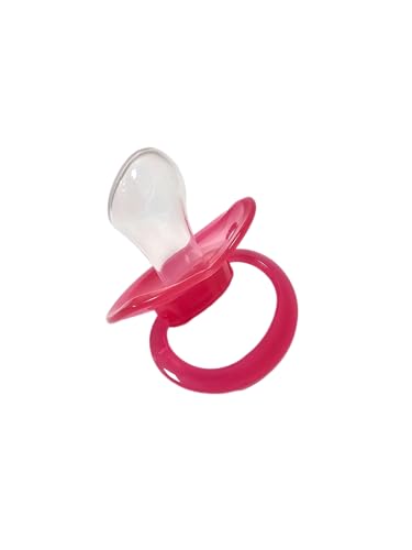 Image of Rearz Pacifier Addict - Fixx - Jumbo Functional Adult XXL Silicone Pacifier - Size 10 Bubble Gum Pink