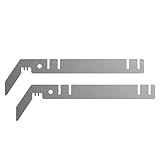 EMART 9in Adjustable Crossbar Hanger for Pipe and Drape Stand, Backdrop Curtain & Background and Wedding Decor -2 Pcs