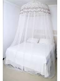 Genérico Mosquiteiro Volta ao Mundo - Casal/Solteiro Branco Romântico 120 x 50 2.8 cm
