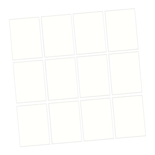 TOGEVAL 25 Hojas Etiquetas Adhesivas Rectangulares Impermeables para Frascos de Comida Contenedores y Almacenamiento Resistentes Gran Área de Escritura para Organización Versátil