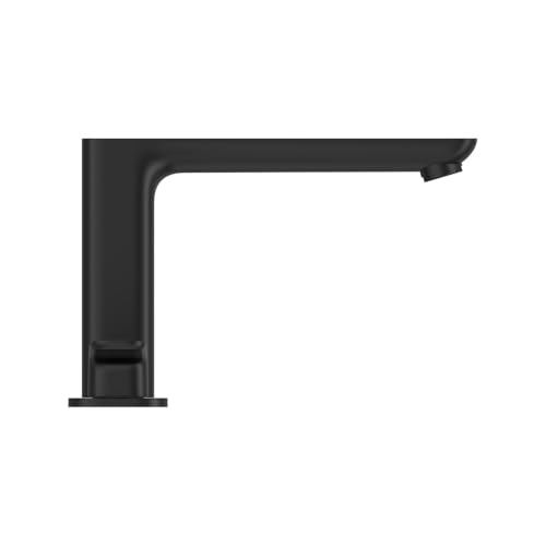 Image of GROHE Cubeo 3-Hole 2-Handle Deck Mount Roman Tub Faucet, Matte Black