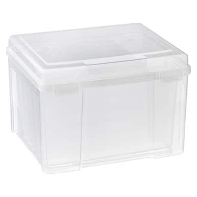Simply Tidy Greeting Card & Craft Keeper Acid Free Storage Organizer Include Six Dividers - 1 Pack