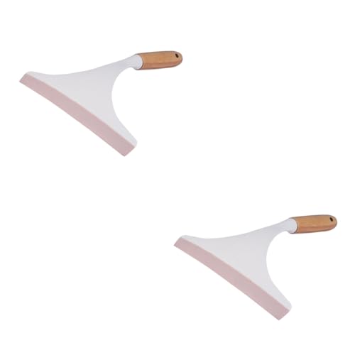 WRITWAA 2 Piezas De Limpiador De Agua para Ventanas Rascador para El Hogar Limpiaparabrisas De Coche Escobilla De Goma Multiusos Escobilla De Goma Manual Escobilla De Color Aleatorio
