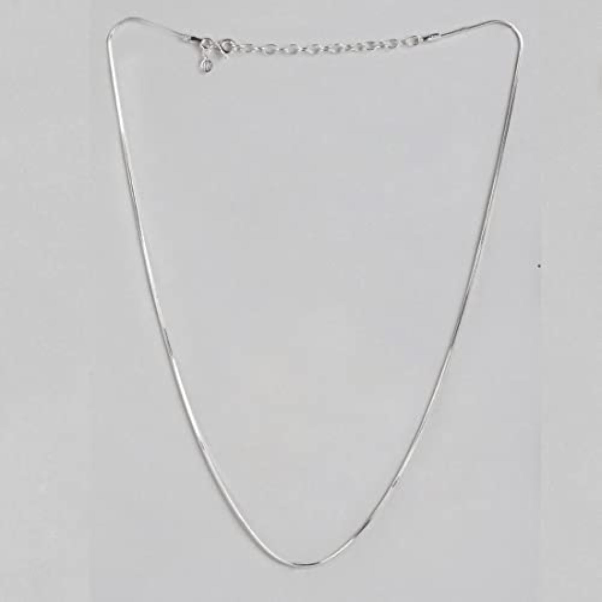 925 Sterling Sleek Rhodium Chain for Women
