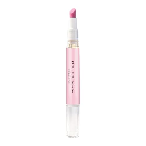 1 Pieza Nail Care Pen 2 en 1 | Aceite de Cutículas con Punta de Cerámica | Hidratante para Uñas Secas y Padrastros | Repara y Nutre