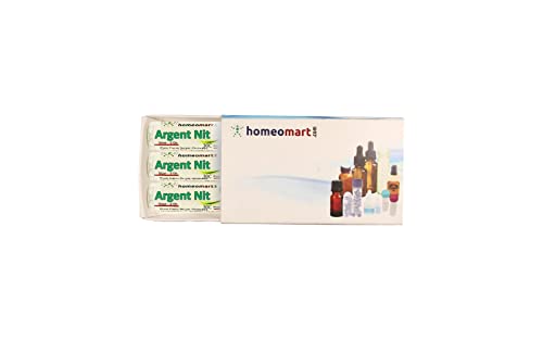 homeomart.com Argentum Nitricum Homeopathy Pellets (Pills) in 30C Potency Pack of 3