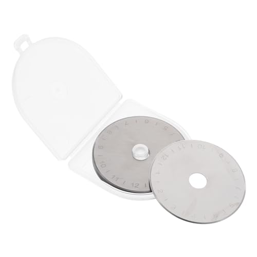 DIYEAH 10 piezas Cuchillas de Repuesto Rotativas Afiladas y Duraderas para Cortar Telas Cuero Papel y Manualidades Compatibles con Cortadoras Giratorias Estándar