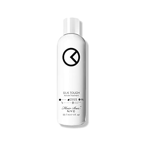 Hair Bar NYC Silk Touch Keratin Treatment 120ml / 4.06 fl oz | Advanced Hair Repair & Smoothing Treatment | Deep Nourishment, Frizz Control, Shine Enhancement, Protein Infusion, and Color Protection Cover