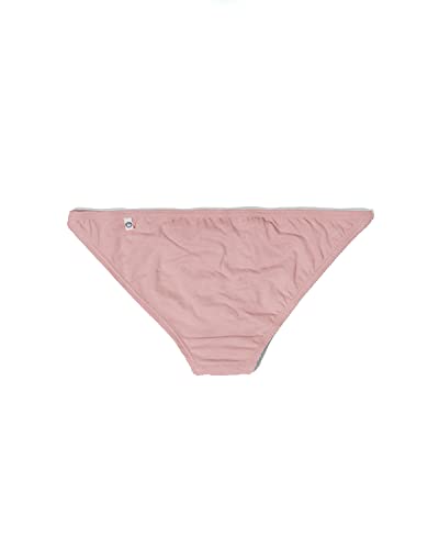 Oddo Body 100% Organic Pima Cotton Underwear String Bikini (Mauve, S) #TOP1