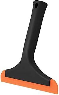 Lam-lord Silicone Squeegee for Shower Glass Door, 6 Inch Small Squeegee for Window Cleaning All-Purpose Windshield Cleaning Tool for Car Window, Windshield, Mirror, Bathroom(Black)