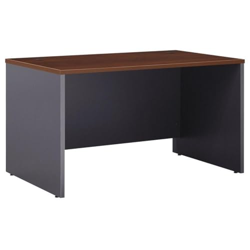 Bush Business Furniture Series C 48W x 30D Shell Desk in Hansen Cherry, Office Workstation for Professional Use, Compact Desktop Solution for Workspace