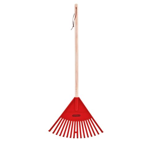 Image of Superio Red Kid Rake - Fun and Functional Gardening Tool for Children, 3-Pack