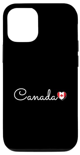 Carcasa para iPhone 12/12 Pro I Love Canada Proud Canadian Pride Travel Matching