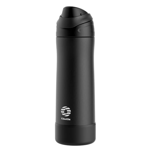 Fjbottle Botella Agua Acero Inoxidable 750ml, Térmica con Botón y Funda