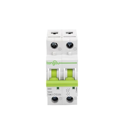 Disyuntor magnetotérmico corriente continua 63A curva C para protección solar de 2P 2