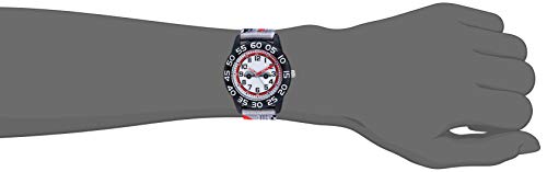 Image of Red Balloon Kids' Plastic Time Teacher Analog Quartz Nylon Strap Watch
