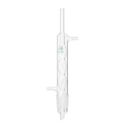 VIDOO 150Ml Borosilicate Vidrio Soxhlet Extractor Condensador Con Fondo Plano Flask Lab Glassware