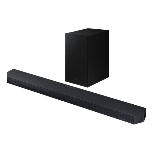 Samsung Q-Symphony Q60C with 7 built-in speakers Dolby Atmos and Virtual DTS:X Soundbar