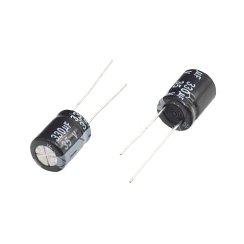 Condensateurs électrolytiques radiaux 330uF 35V lot de 50 pièces pour circuits imprimés DIY