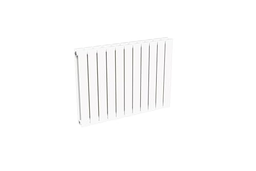 Radiateur blanc mural eau chaude horizontal acier double lame |