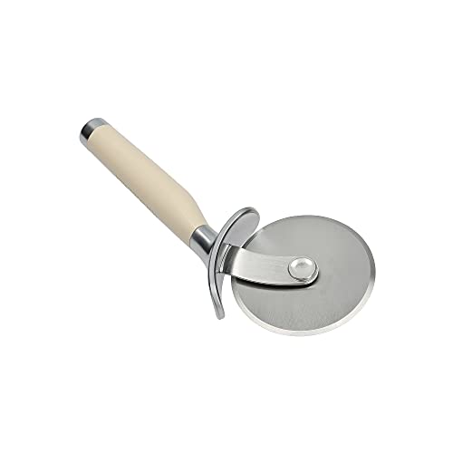 KitchenAid Pizza Schneider, Schneiderad aus Edelstahl für Pizza – Almond Creme