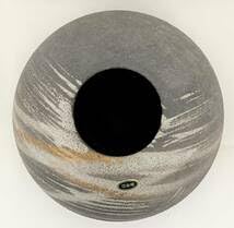 Amazon.co.jp: 信楽焼 信楽 大原薫 作 丸型 ＊花瓶 花入 花生 フラワー