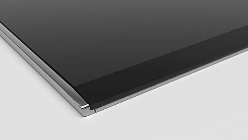 Bosch PKF375FP2E Serie 6 Domino-Glaskeramik-Kochfeld, 30 cm breit, PowerBoost schnelleres Kochen, DirectSelect intuitive Bedienung, ComfortProfil elegant dekorloses Design,Kindersicherung, Schwarz