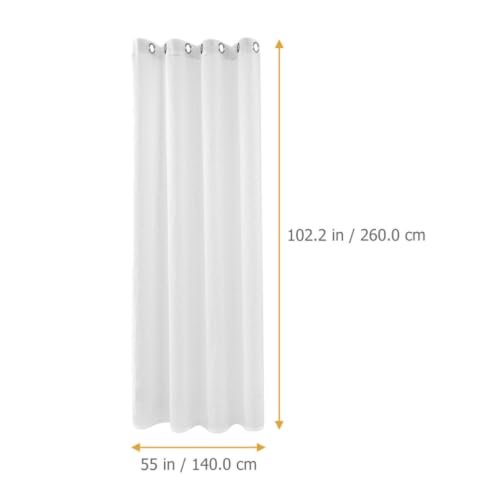 Cortina para ventana de poliéster semiopaca elegante para el salón 3