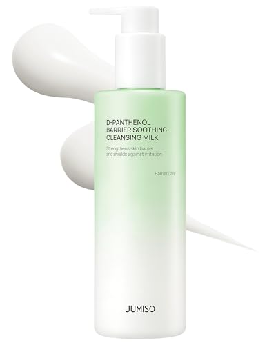 JUMISO D-Panthenol Barrier Soothing Cleansing Milk (300ml/10.14oz) – 92% Cleansing Power...