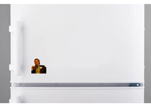 Imán Decorativo Meme Leonardo Dicaprio 3x3 pulg miniatura 3