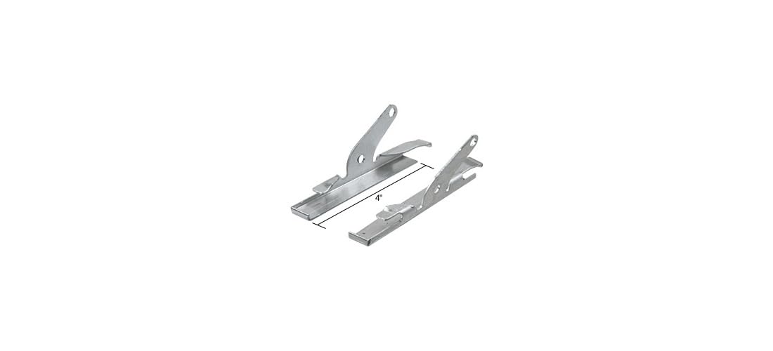 CRL WCM100 Jalousie Glass Clip fit on 4; Glass Panels