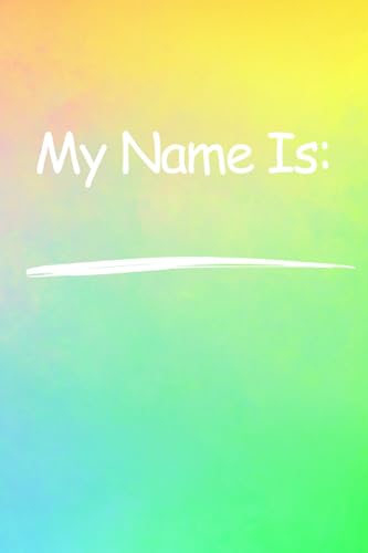 My Name Is. Cute Coloring Book for Little Girls with Soft Rainbow Cover. 72 Pages of Rainbows, Flowers, Fruits, Animals, and More image 2